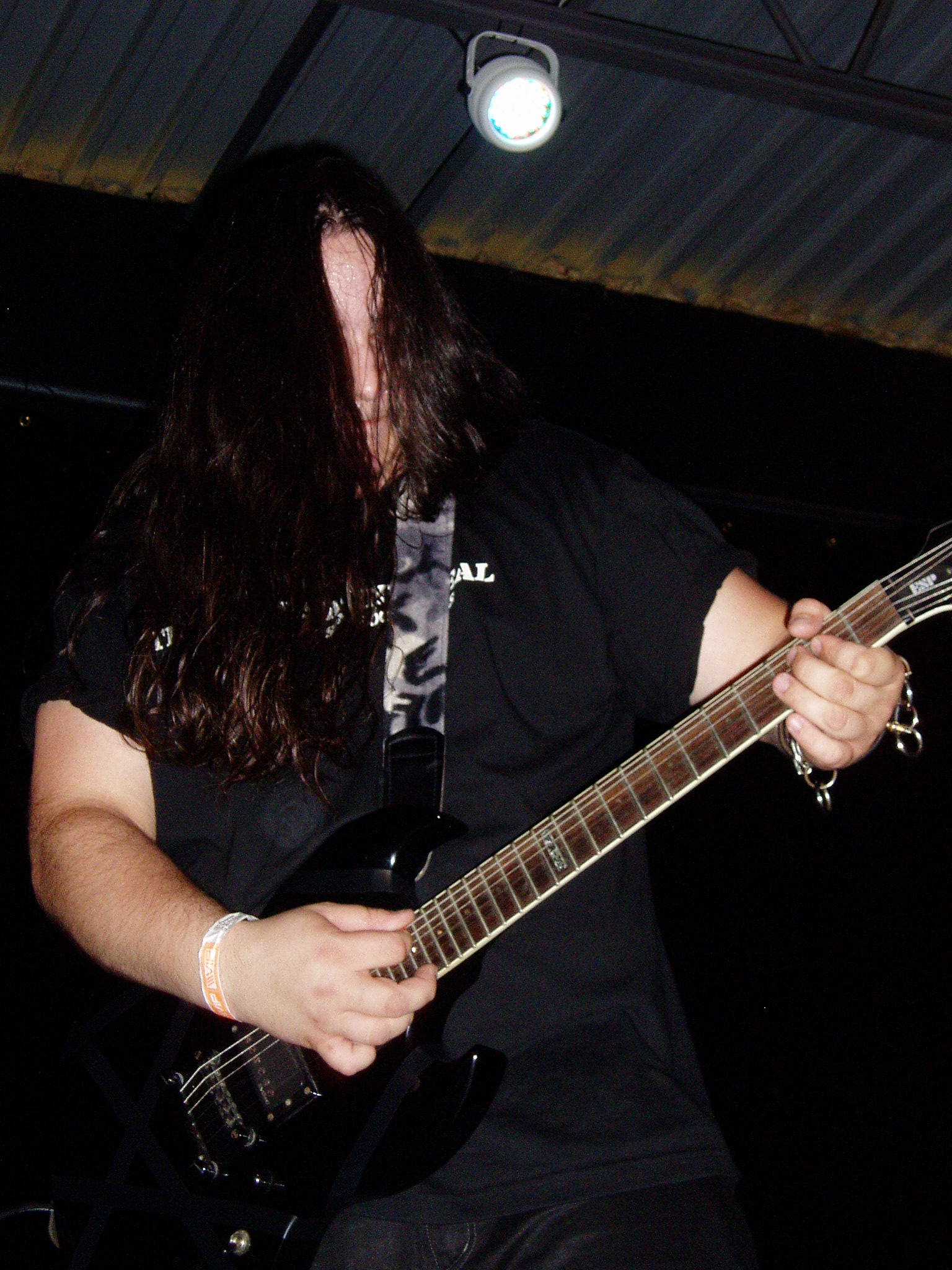 Joe Arthur performing with Osiris Rising at Scene Sound Pompano Beach, FL - CD Release Party - July 2005 - Photo by Ali Harris