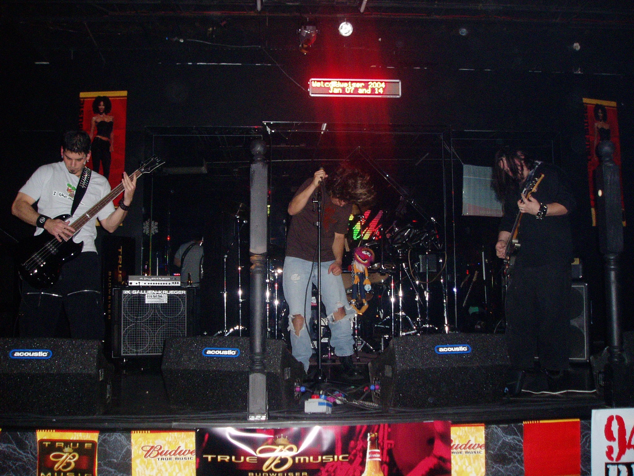 Osiris Rising performing live at the Budweiser True Music Festival - Club Silk in Stuart, FL - January 2004 - Photo by Corey Thomas