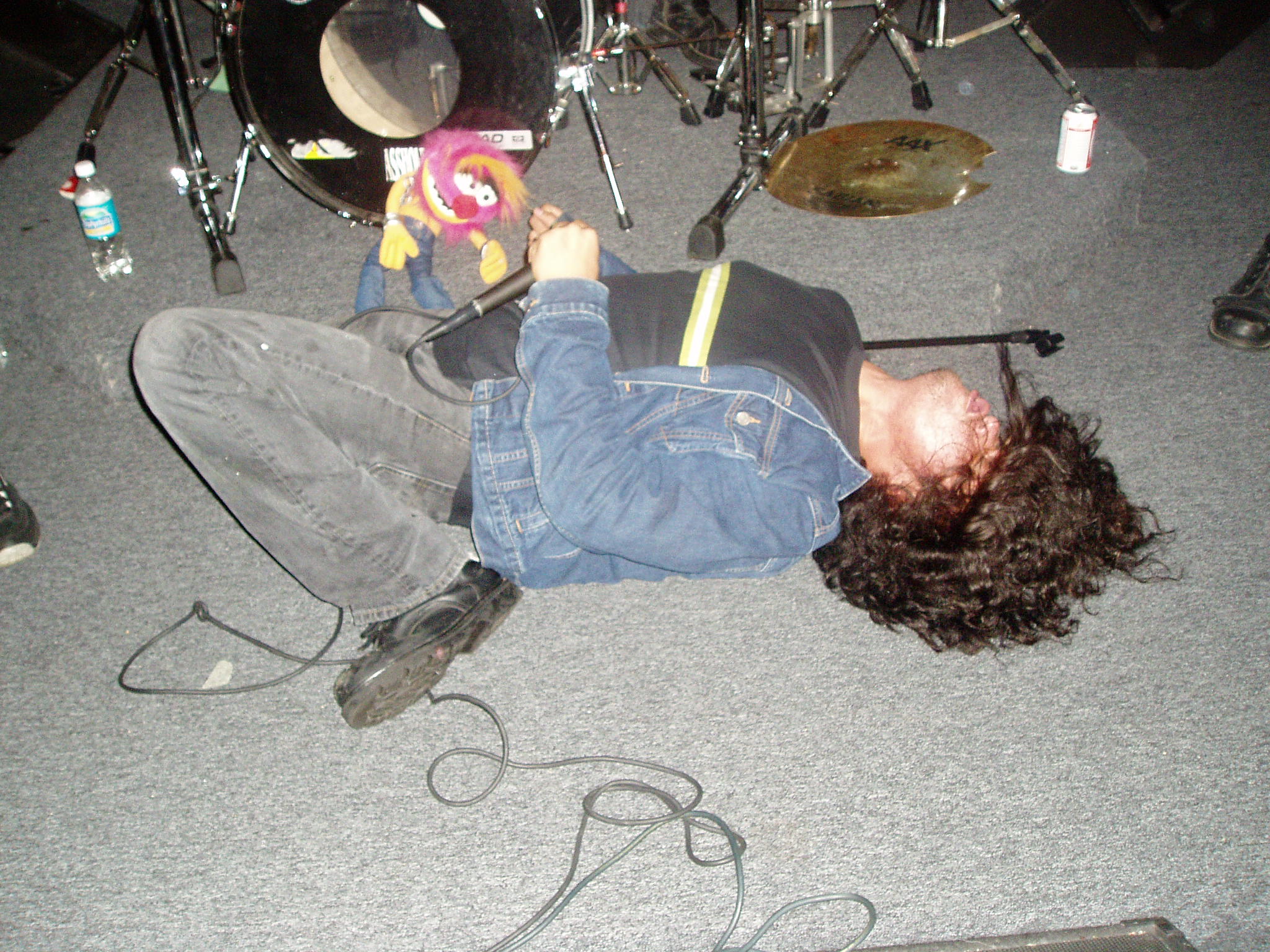 Michael Ibarra performing with Osiris Rising at Solid Sound Studios Pompano Beach, FL January 22, 2005 - Photo by Ali Harris
