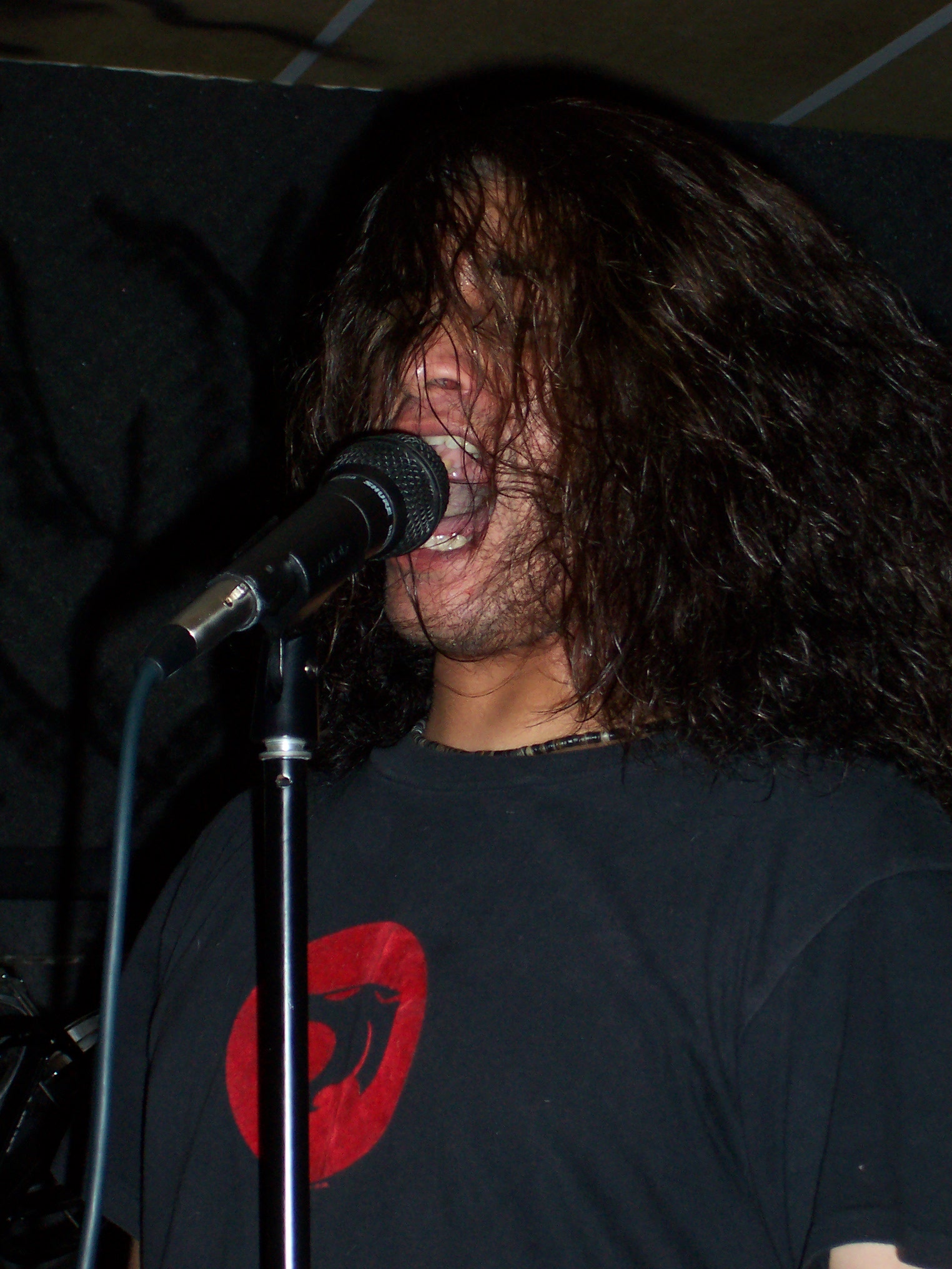 Michael Ibarra performing with Osiris Rising at Solid Sound Studios - September 2004 - Photo by Ali Harris